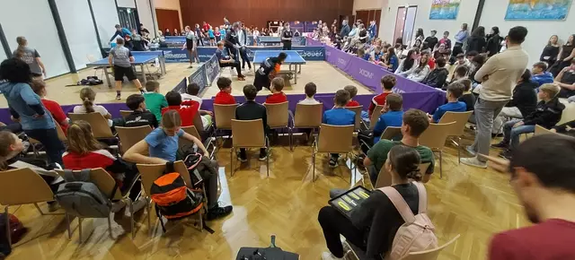 Ein volles Haus wird auch bei den Schul Olympics Tischtennis erwartet.