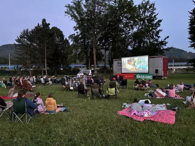 Rund 100 Besucherinnen und Besucher machten es sich voriges Jahr beim MeinBezirk-Sommerkino im Krottenhof in Langenwang gemütlich. | Foto: Koidl