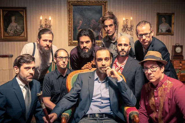 Für fette Dancehall & Reggae Riddims gepaart mit dem Sound einer Rockband sind die neun Musiker von Badmandi & die Rootzbuam bekannt. | Foto: Badmandi & die Rootzbuam