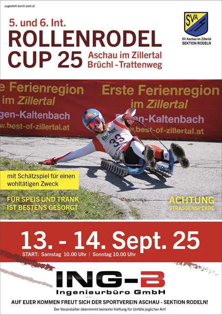 Der Rollenrodelcup des SV Aschau findet am 13. und 14. September statt.  | Foto: privat