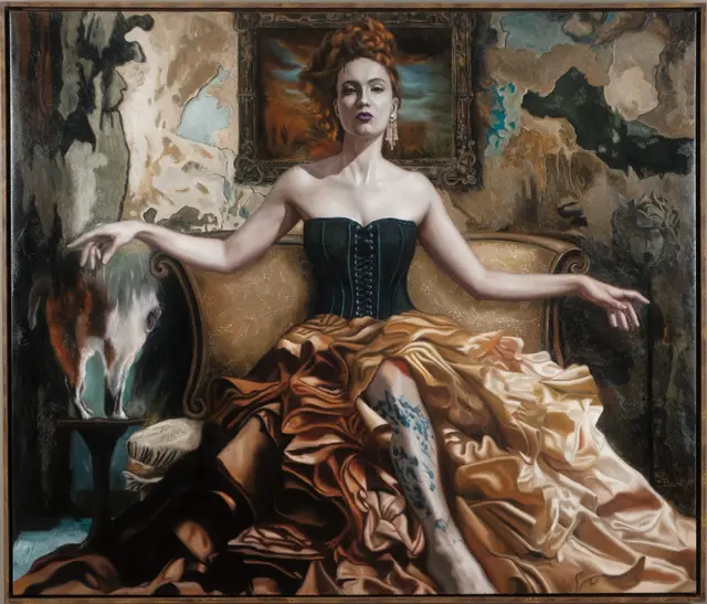 Metamorphose, 180 cm x 150 cm, Öl auf Leinwand 2024 | Foto: Mike Büchel