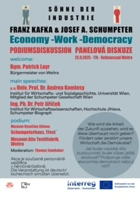 Wirtschaft – Arbeit – Demokratie
Podiumsdiskussion im Rathaussaal Weitra
 | Foto: ILD