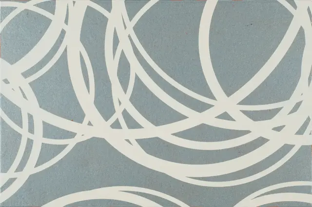 Claus Prokop, KR501_28GW1, 2025, Lackspray, Hammerschlaglack auf Aluminium, 28 x 42 cm. | Foto: Claus Prokop