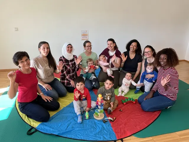 Gute Unterhaltung beim Mama-International-Treffen. | Foto: EKiZ Gleisdorf 