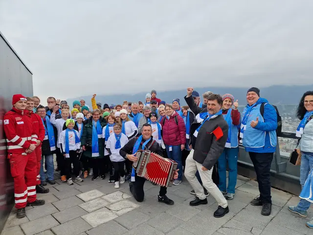 Auch dieses Jahr stellen sich viele Patientinnen und Patienten der Herausforderung Bergisel Schanze! | Foto: Reha Innsbruck