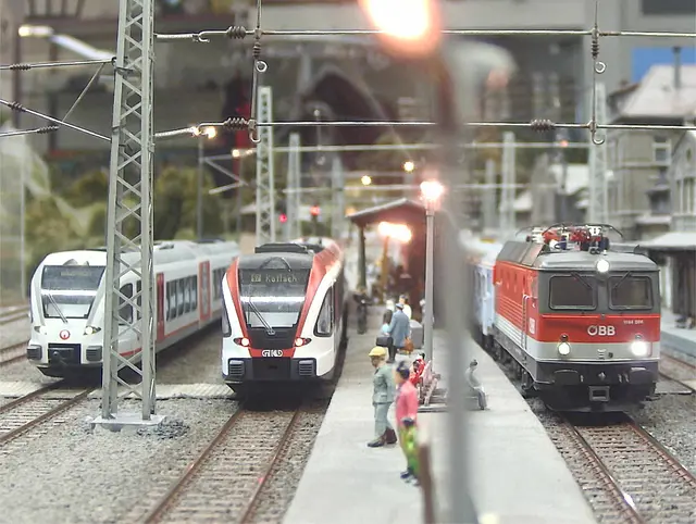 Der Bahnhof Wettmannstätten im Miniatur-Format. | Foto: Modellbahn Deutschlandsberg