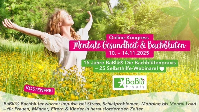 BaBlü® Akademie - Online Kongress "Mentale Gesundheit und Bachblüten" | Foto: BaBlü® Akademie