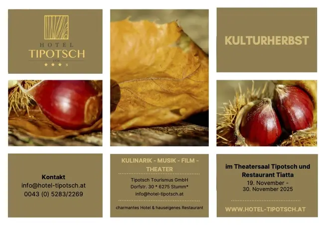Der Kulturherbst im Hotel Tipotsch (Tiatta) in Stumm startet am 19. November.  | Foto: privat