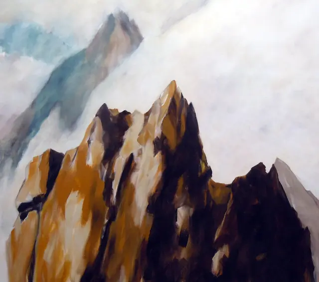 Peppi Spiss setzt sich mit der Faszination Berge auseinander. | Foto: Peppi Spiss