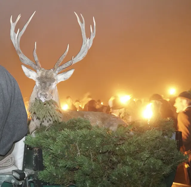 Die Hubertusfeier hat eine lange Tradition. | Foto: Archiv