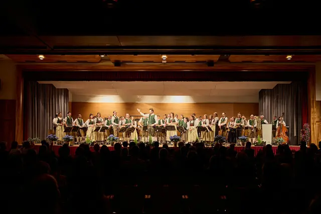 Die Musikkapelle Zams bei ihrem Auftritt beim Horizonte-Festival im vergangenen Jahr. | Foto: Julian Raggl