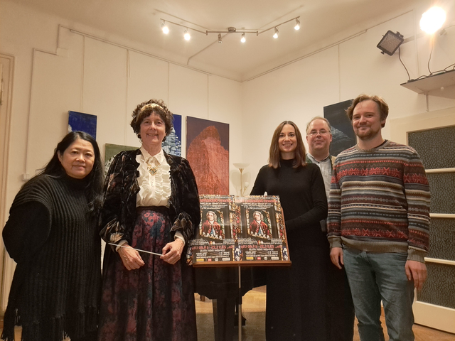 Yi-Ting Wu-Mittermayer (Orgel), Karen De Pastel (Dirigentin), Cornelia Sonnleithner (Altistin), Florian Pejrimovsky (Bass) und Hans-Jörg Gaugelhofer (Tenor). | Foto: zVg KünstlerOrchester Wien/Lilienfeld