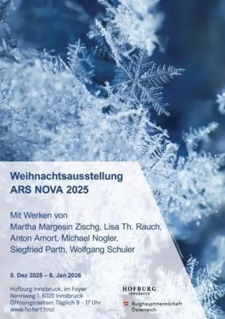 Die Weihnachtsausstellung in der Hofburg vom 5. Dezember 2025 bis 6. Jänner 2026 | Foto: ARS NOVA 2025