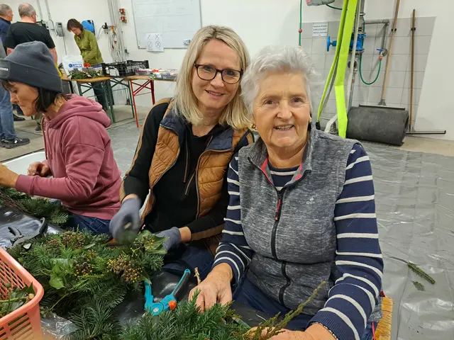 Auch heuer werden im Haslacher Zeughaus wieder Adventkränze gebunden. | Foto: ÖVP Haslach