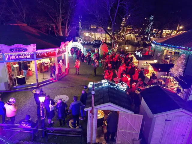 Der Böhmische Prater hat sich für den Advent herausgeputzt. | Foto: Mario Popp