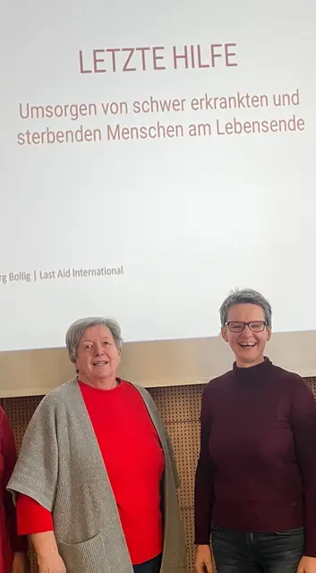 Leiten die „Letzte Hilfe Kurse“: Renate Prasch und Birgit Anderwald (v.l.n.r.)  | Foto: KK