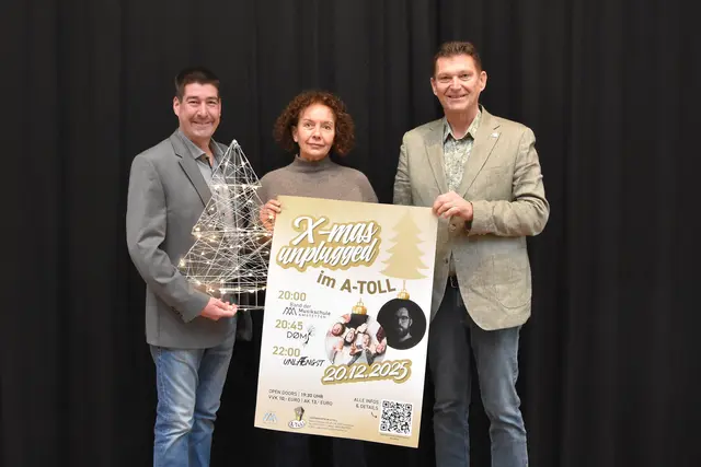 Kulturstadtrat Stefan Jandl, Leiterin des Jugendzentrums Claudia Bruckner und Stadtrat für Jugend Helfried Blutsch. | Foto: Stadt Amstetten