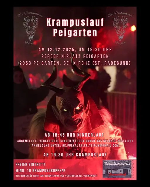 Lasst euch dieses Spektakel nicht entgehen und kommt vorbei! | Foto: De Pulkautaler Teifln