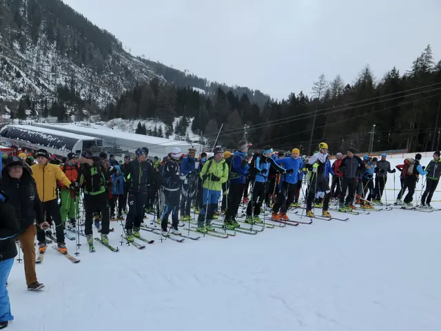Beim Start der Rotary-Skitour-Roas 2017. | Foto: RC-Lungau