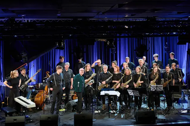 Inn Seit’n Big Band spielt im Montagu. | Foto: Wolfgang Alberty
