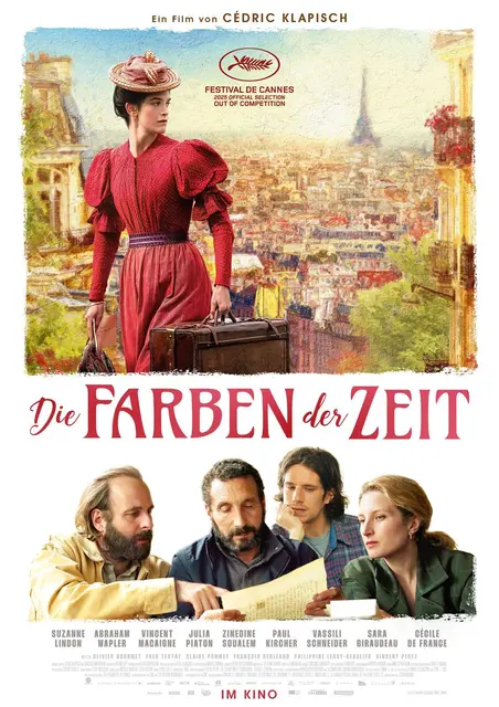 Film DIE FARBEN DER ZEIT am Mi 22.4.2026 um 19:30 Uhr im Kino Zwettl/NÖ
FRA 2025 | Drama | Regie: Cédric Klapisch | 125 min 
Eine unerwartete Erbschaft bringt vier entfernte Verwandte in einem verlassenen Landhaus in der Normandie zusammen, wo sie gemeinsam ihre mysteriöse Familiengeschichte entdecken. 
Ein bewegendes Drama über Herkunft, Kunst und Familie