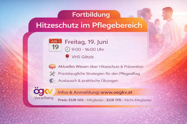 Hitzeschutz Workshop für Gesundheitspersonal | Foto: Ögkv vorarlberg 