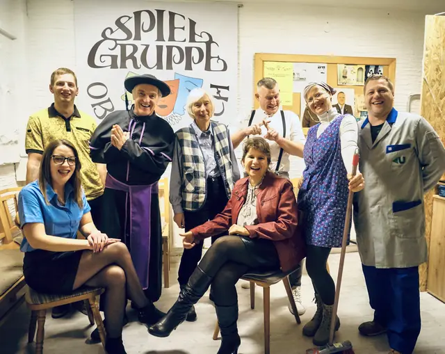 Die Spielgruppe Obervellach führt das lustige Stück "Zwei Bürgermeister für ein Halleluja" von Carsten Schreier auf. | Foto: Spielgruppe Obervellach