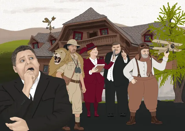 „Die Pension Schöller“ – eine herrlich lustige und temporeiche Verwechslungskomödie. Der Lustspielklassiker begeistert seit über 130 Jahren mit pointiertem Humor, schrägen Figuren und amüsantem Durcheinander voller überraschender Wendungen. | Foto: Carina Almer