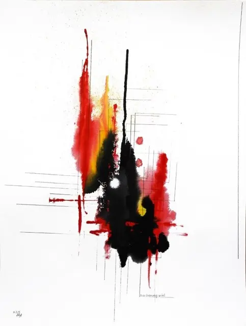 Raimund Mayr spielt mit Farbe und Struktur.  | Foto: Raimund Mayr 