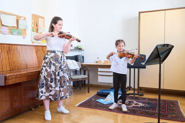 Am Tag der offenen Tür der Musikschule Innsbruck wird das vielfältige Musikangebot vorgestellt.  | Foto: Alberty