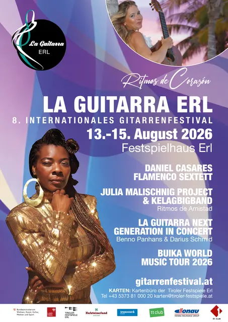 La Guitarra Erl vom 13. bis 15. August im Festpielhaus.  | Foto: La Guitarra Erl