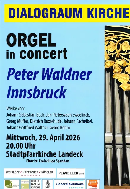 Ein besonderes Orgelkonzert findet in der Pfarrkirche Landeck statt. | Foto: Pfarre Landeck