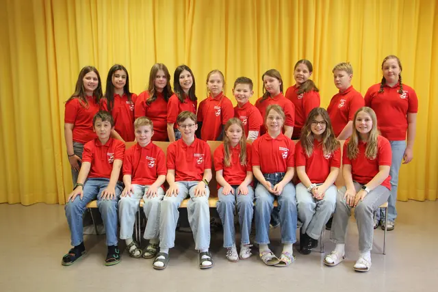 17 Schülerinnen und Schüler der 1M der Musikmittelschule Schärding arbeiten seit Jänner 2026 am Musical "Max und die Zaubertrommel". Am 24. April 2026 führen sie ihr Stück im Kubinsaal Schärding auf. | Foto: MMS Schärding