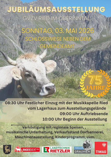 Die Grauviehzüchter aus Ried im Oberinntal feiern Jubiläum. | Foto: GVZV Ried im Oberinntal