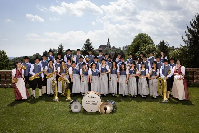 Die Musikkapelle Seggauberg lädt am 24. Mai zum zünftigen Dorffrühschoppen ein. | Foto: Roland Marx