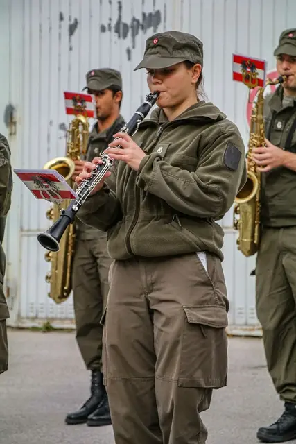 Am 7. Mai spielt die Militärmusik Steiermark am Hauptplatz in Fürstenfeld. | Foto: Bundesheer/Hansjörg Raggl