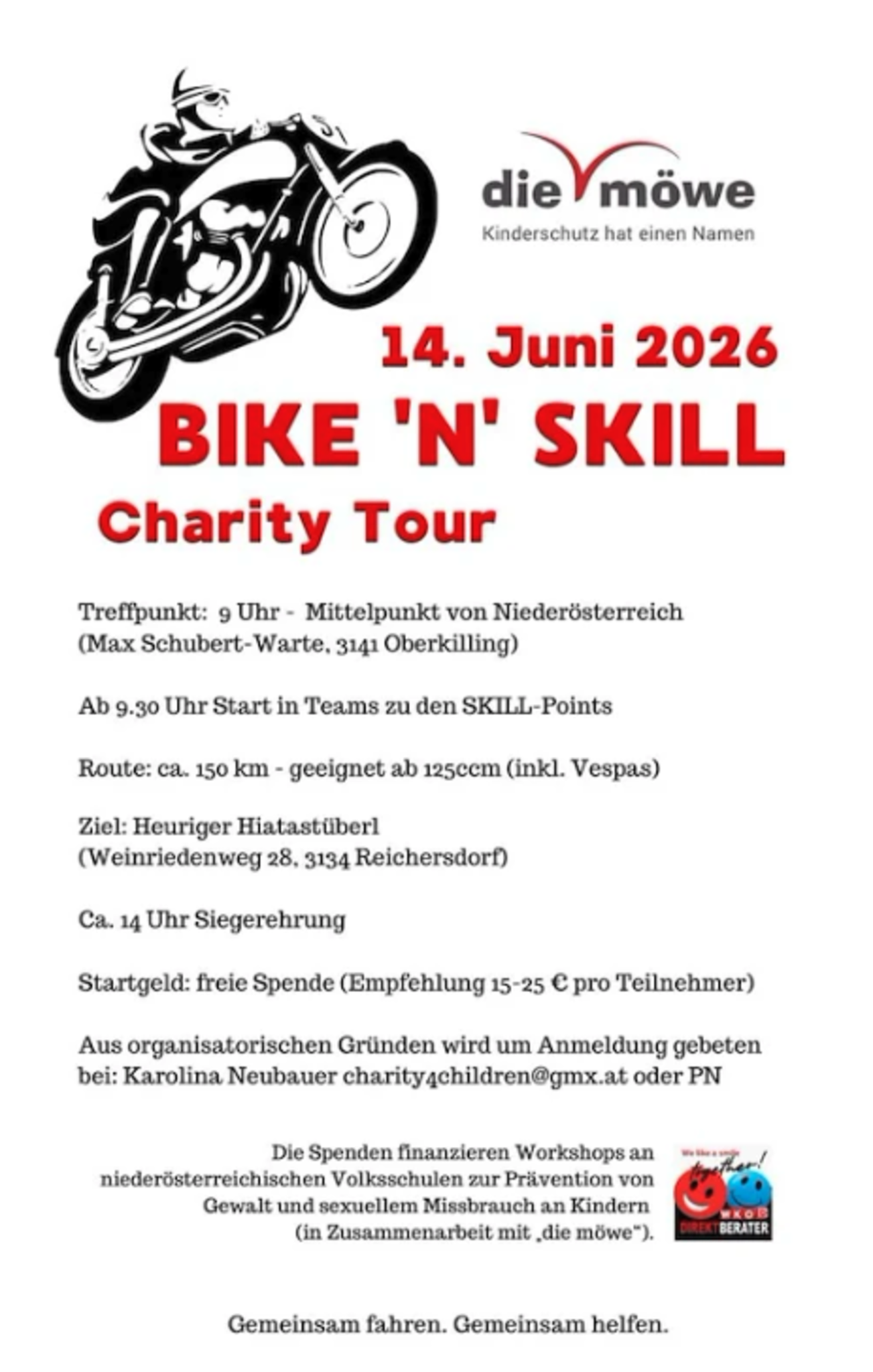 Bike 'n' Skill Charity Tour