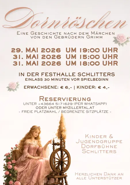 Das Stück "Dornröschen" wurde von der Kinder- und Jugendgruppe eingeprobt.  | Foto: Montage
