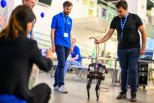Zwei Tage lang gibt’s Robotik zum Anfassen. | Foto: Matthias Heisler/TU Wien