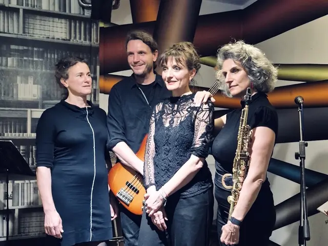 Monika Dörfler, Josef Wagner, Alice Schneider und Daniela Krammer präsentieren »Transit in Jazz« | Foto: Niki Rimi