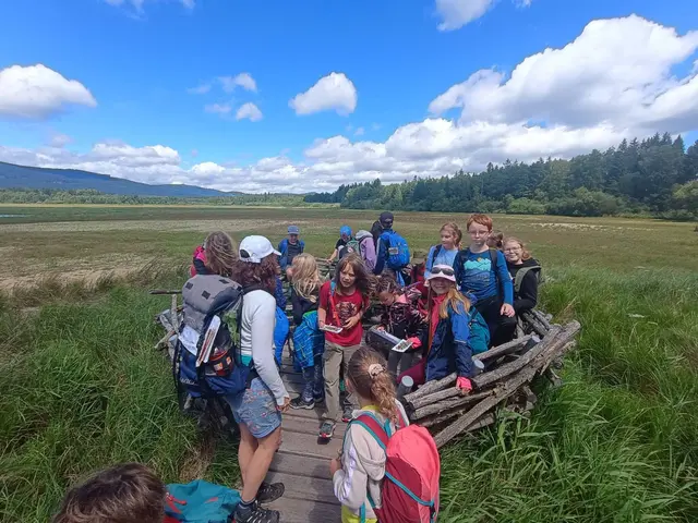 Die Kinder verbringen viel Zeit gemeinsam in der Natur.  | Foto: Iris Niederdöckl