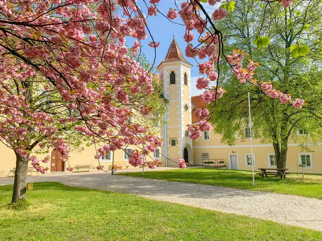 Das Schloss Atzenbrugg im Frühling. | Foto: NLK Burchhart