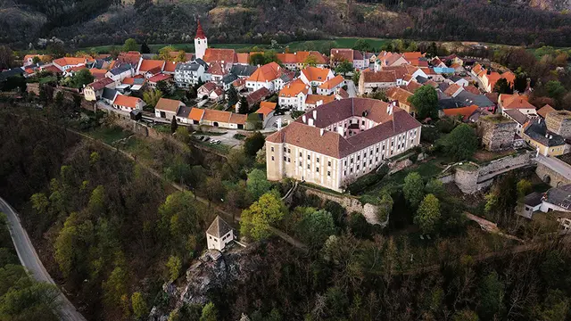 Flugaufnahme Schloss Drosendorf  
 | Foto: Kasper Heidler