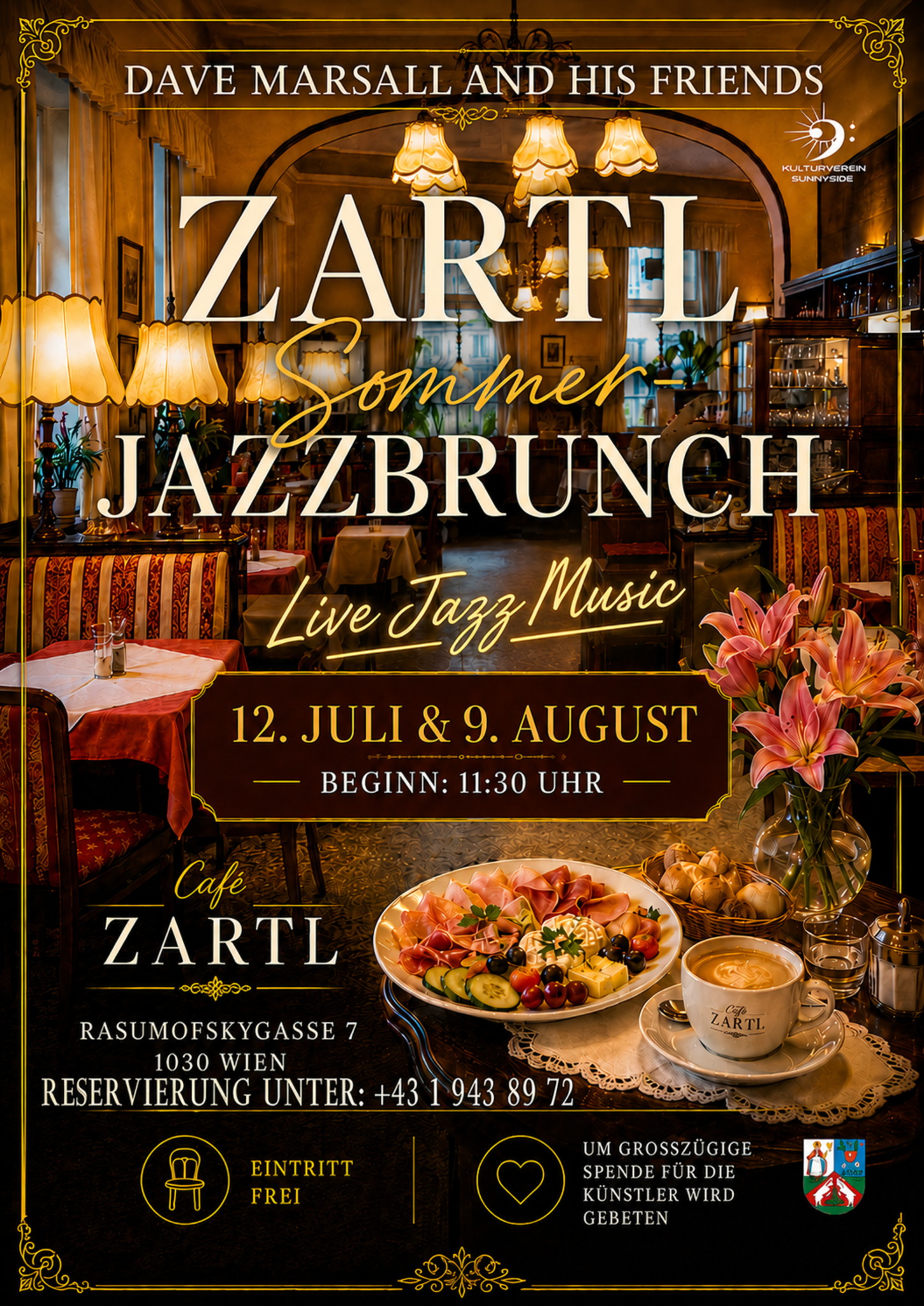 Zartl Sommer Jazzbrunch: Der erste Termin rückt näher