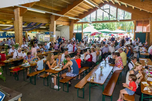 Die Veranstaltungshalle in St. Georgen an der Stiefing ist Schauplatz für das 45. Fest der Pfarre. 