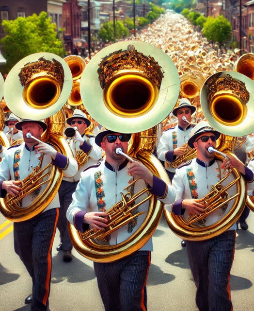 New Orleans Sousaphone MV Heilbrunn | Foto: DSF Weiz ChatGPT