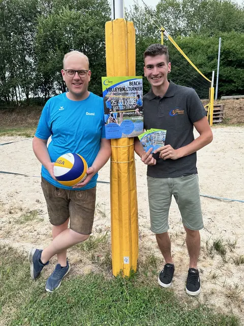 Obmann Dominik Appeltauer (l.) und Leiter Jakob Sainitzer laden ein. | Foto: LJ Ludweis
