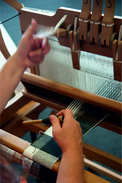„Handwerk WEBEN” - Faszination schwarz weiße Muster | Foto: Christa Jagersberger-Stängl