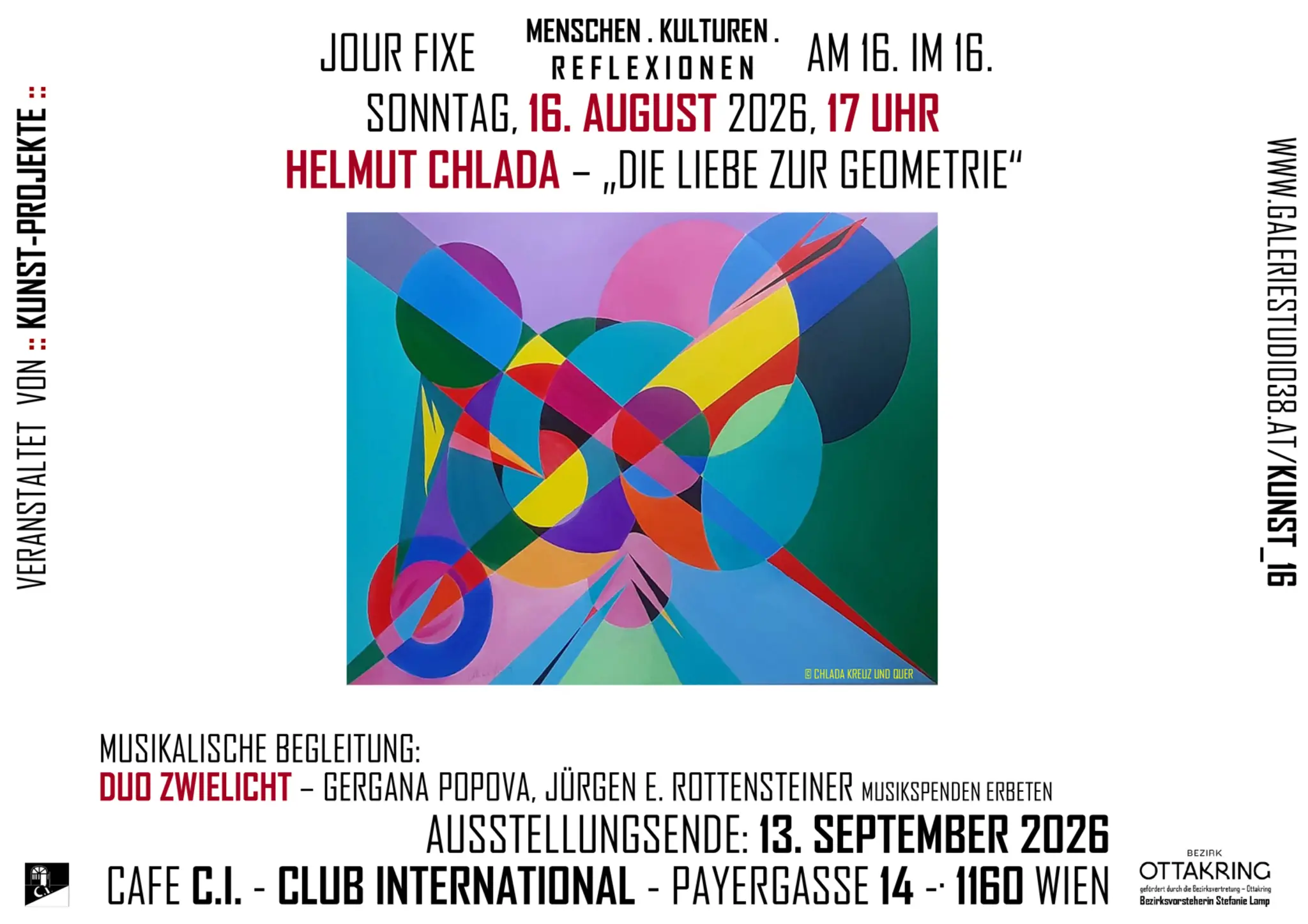 Die Liebe zur Geometrie in einer faszinierenden Einzelausstellung!
