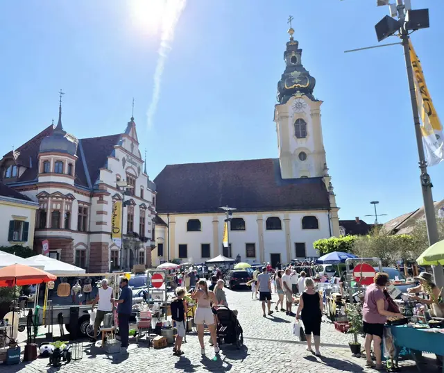 Am Samstag, dem 1. August und 5. September, findet in der Hartberger Innenstand ein Flohmarkt und Kunsthandwerksmarkt statt.  | Foto: Stadtmarketing Hartberg